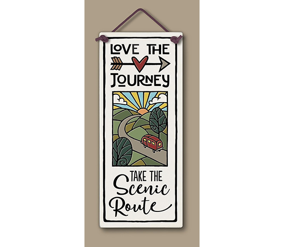 "Love the Journey..." - Ceramic Tiles
